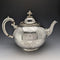 Circa 1875 British Antique Silver Plated Teapot Martin & Hall
